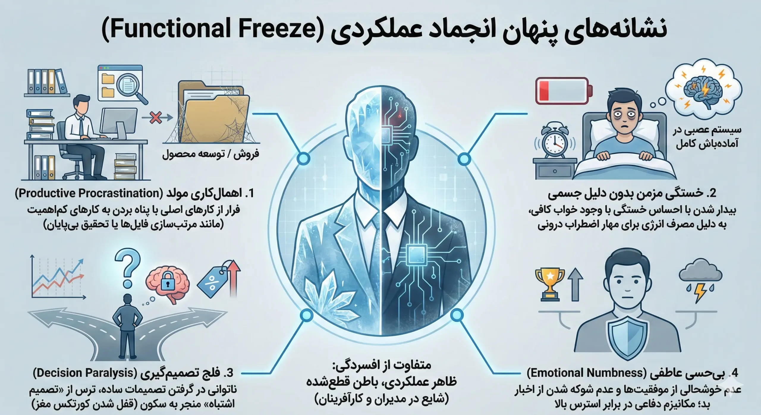 نشانههای انجماد عملکردی