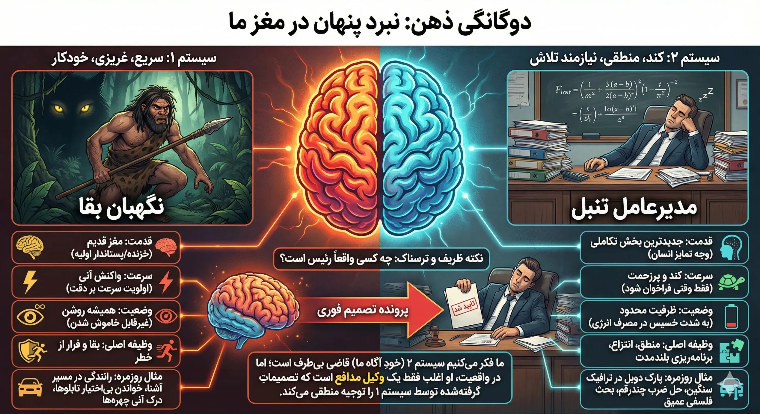 سیستم ۱ و ۲ تفکر